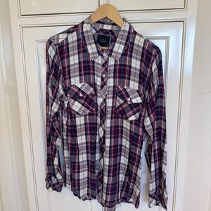 Rails plaid blouse